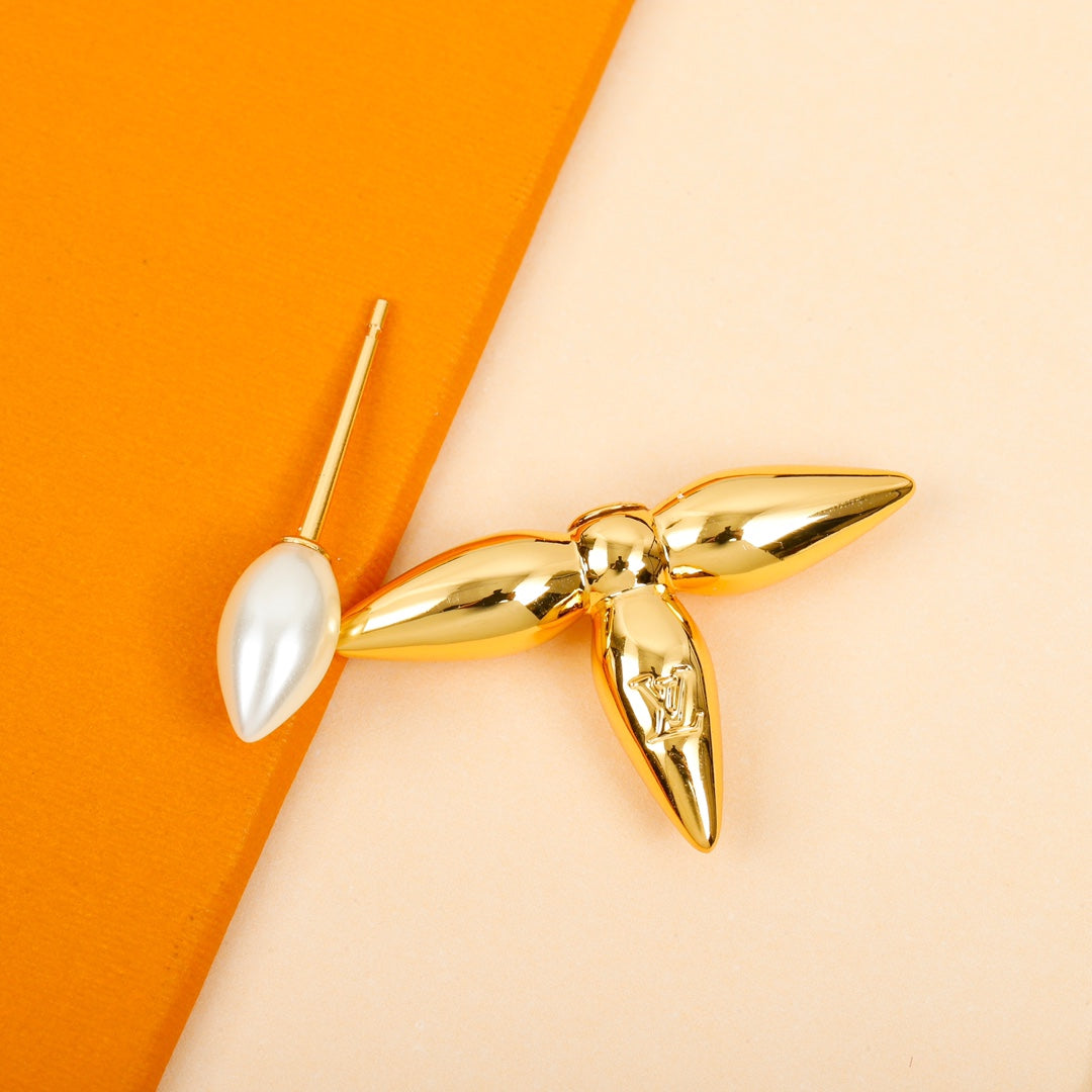 【関税負担なし・送料無料・代引可】ヴィトン ピアス 未使用 箱付き