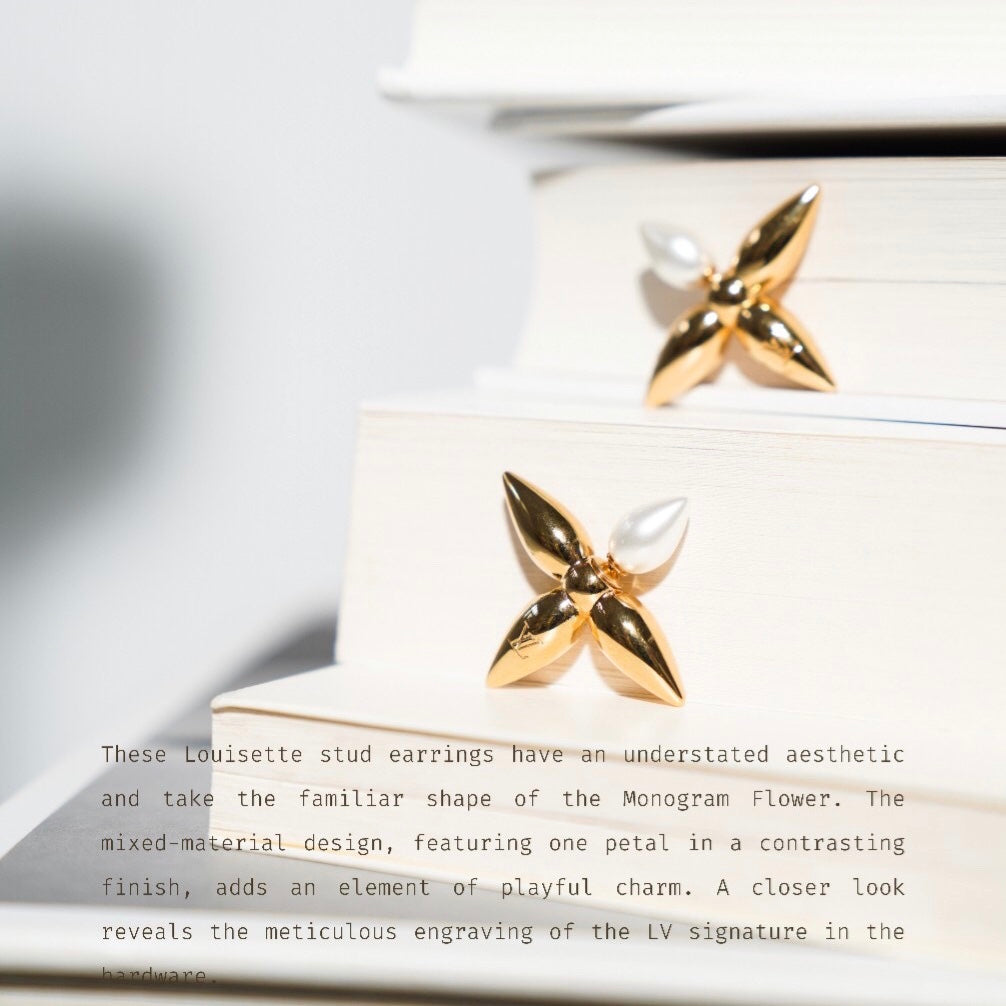 【関税負担なし・送料無料・代引可】ヴィトン ピアス 未使用 箱付き