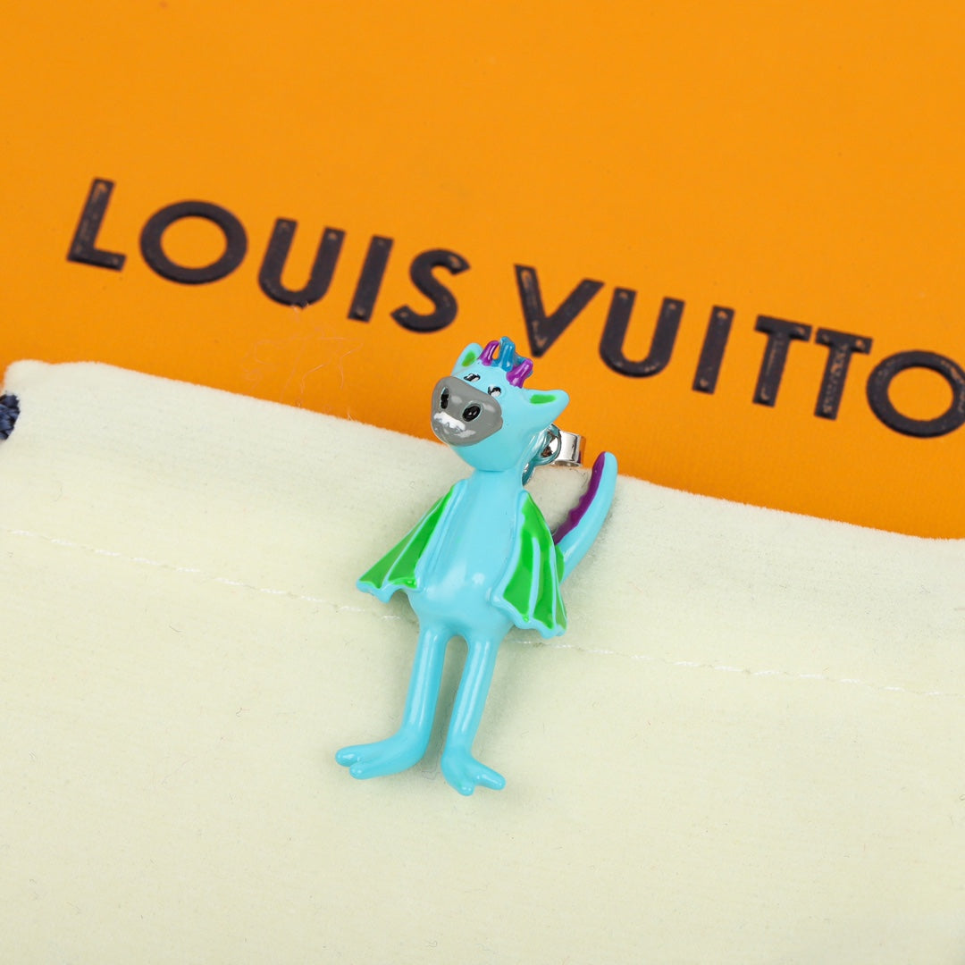 【関税負担なし・送料無料・代引可】ヴィトン ピアス 未使用 箱付き