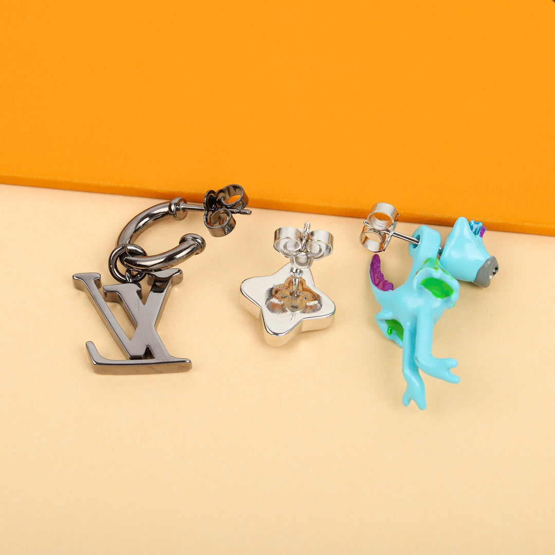 【関税負担なし・送料無料・代引可】ヴィトン ピアス 未使用 箱付き