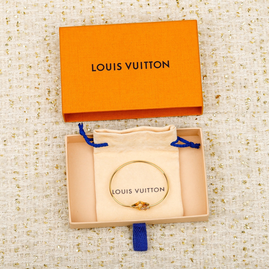 【関税負担なし・送料無料・代引可】ヴィトン バングル 未使用 箱付き