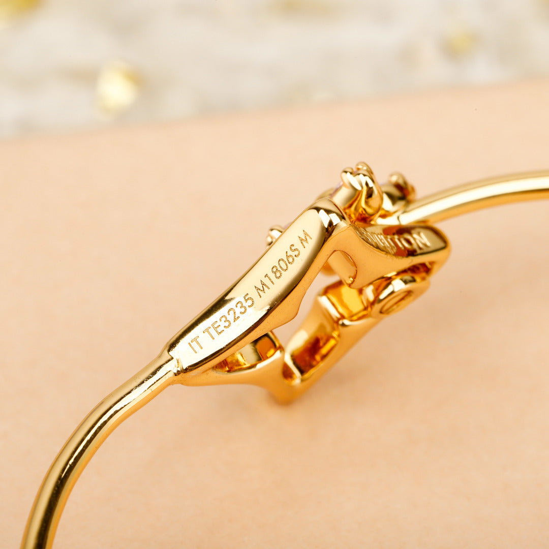 【関税負担なし・送料無料・代引可】ヴィトン バングル 未使用 箱付き