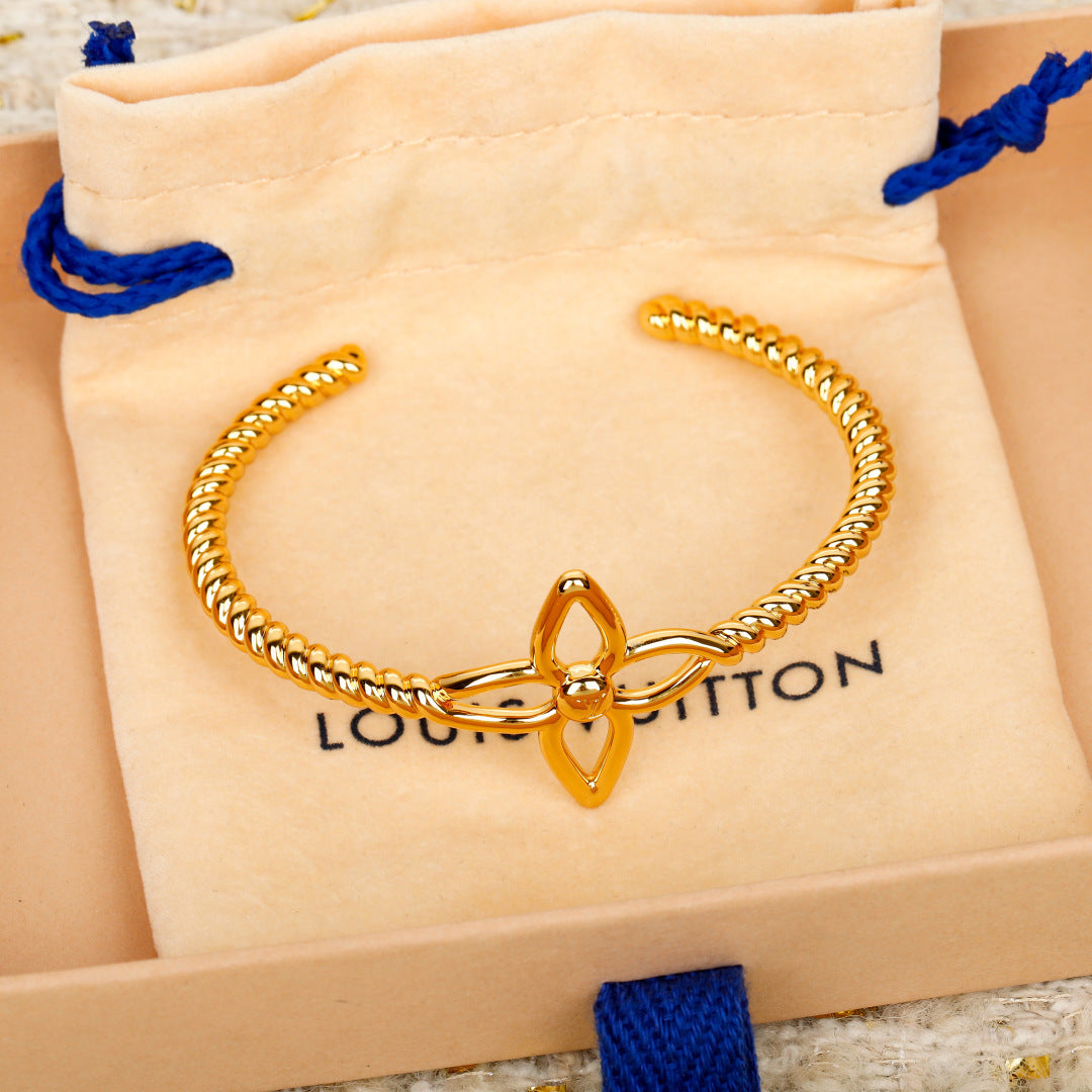 【関税負担なし・送料無料・代引可】ヴィトン バングル 未使用 箱付き