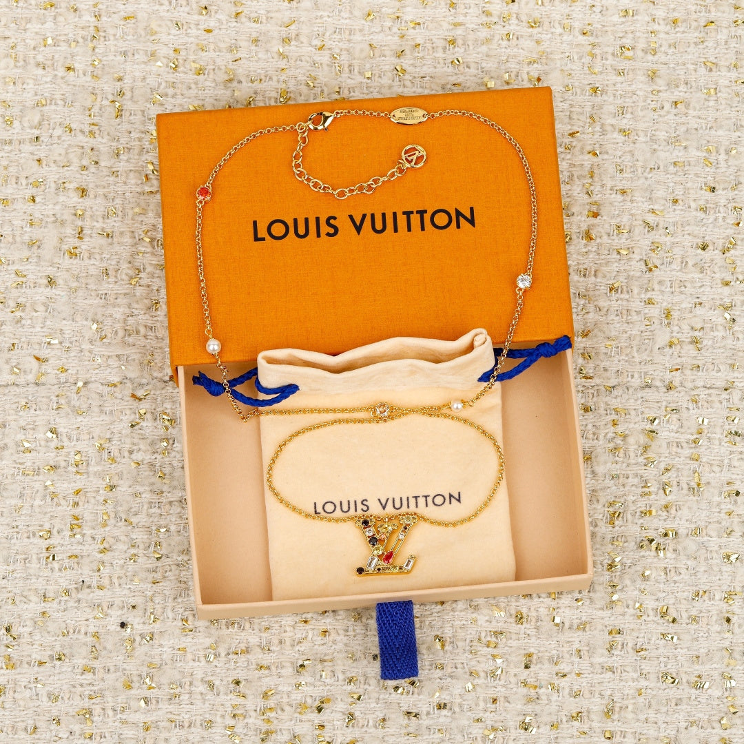 【関税負担なし・送料無料・代引可】ヴィトン ネックレス 未使用 箱付き