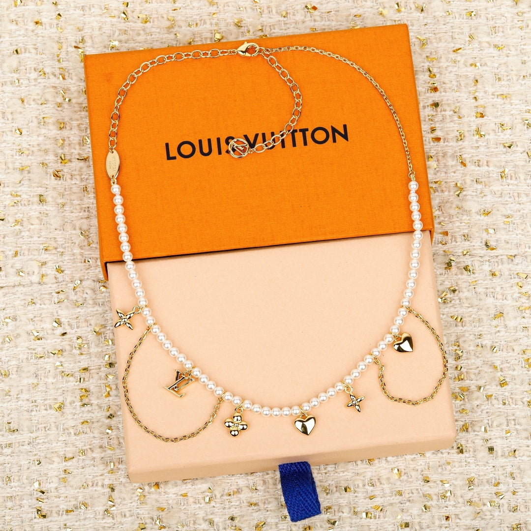 【関税負担なし・送料無料・代引可】ヴィトン ネックレス 未使用 箱付き