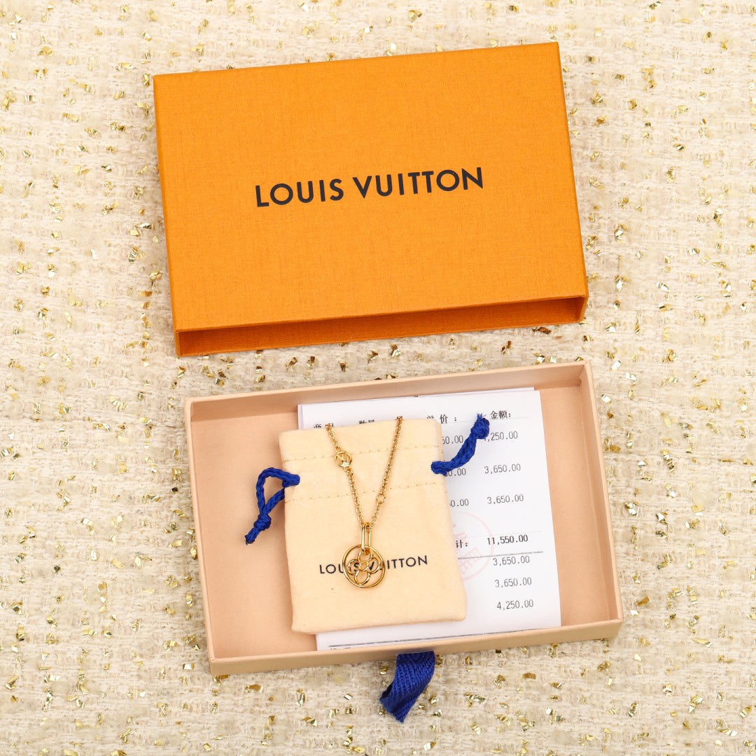 【関税負担なし・送料無料・代引可】ヴィトン ネックレス 未使用 箱付き