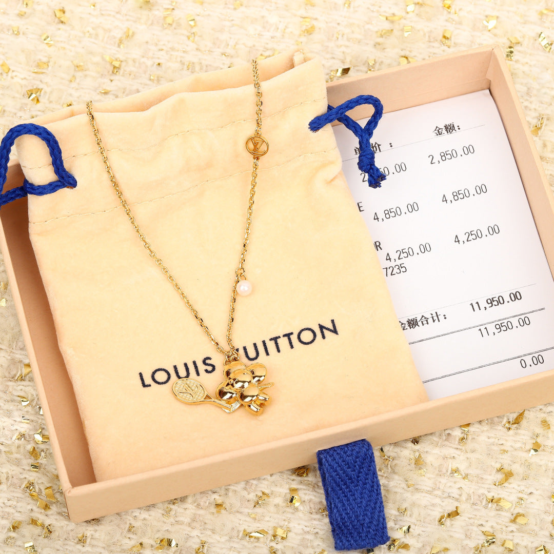 【関税負担なし・送料無料・代引可】ヴィトン ネックレス 未使用 箱付き