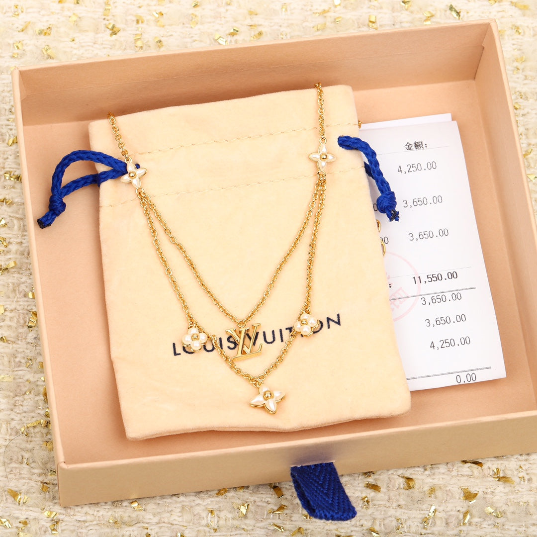 【関税負担なし・送料無料・代引可】ヴィトン ネックレス 未使用 箱付き