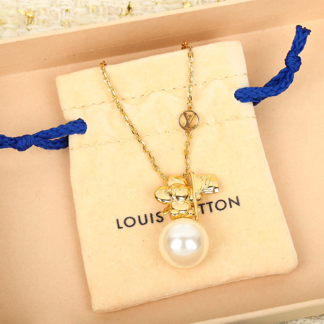 【関税負担なし・送料無料・代引可】ヴィトン ネックレス 未使用 箱付き