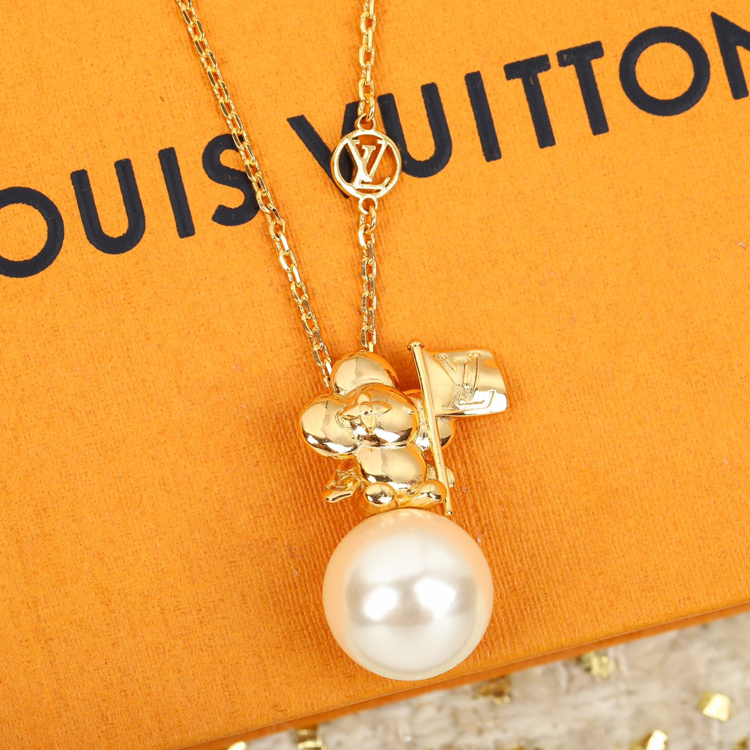 【関税負担なし・送料無料・代引可】ヴィトン ネックレス 未使用 箱付き