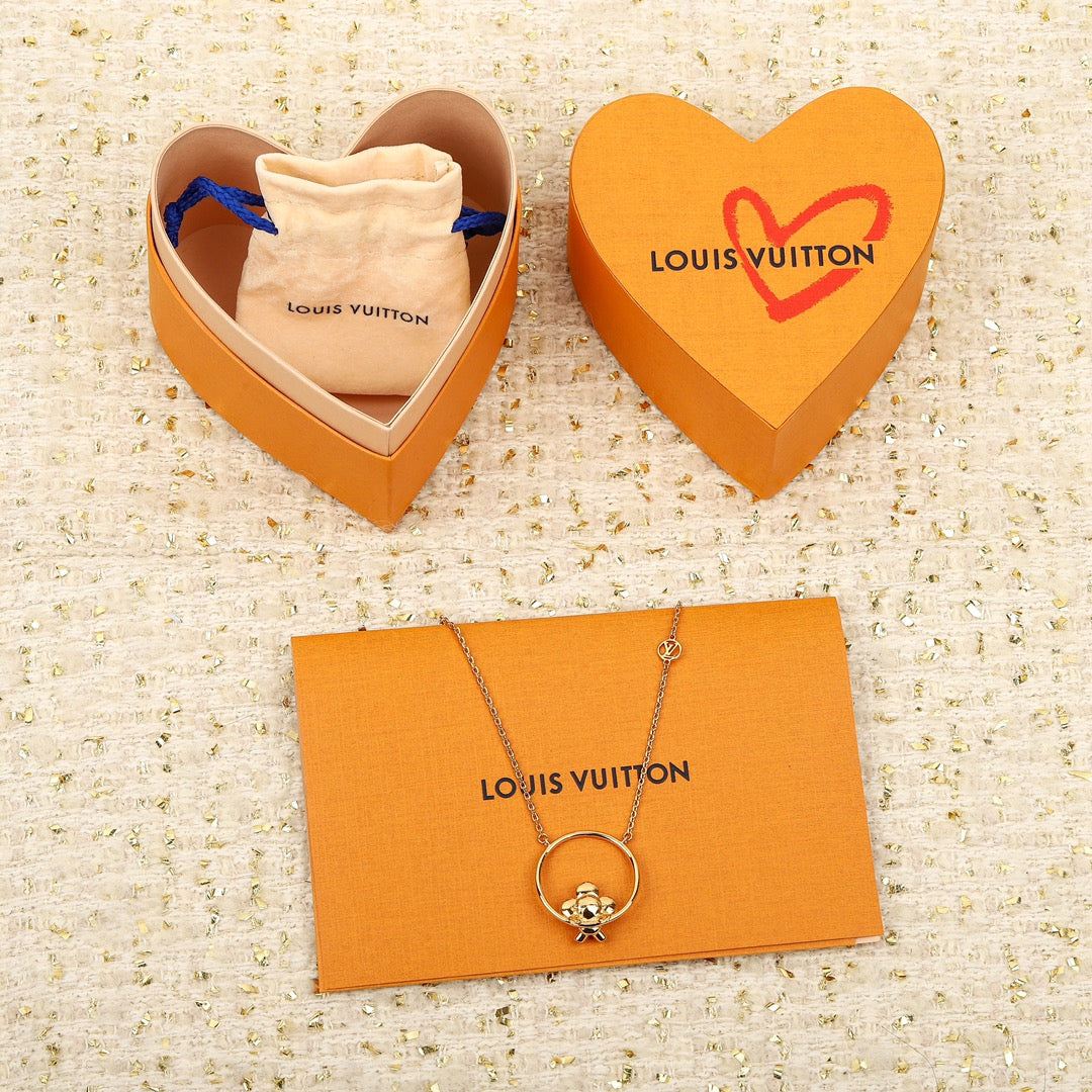 【関税負担なし・送料無料・代引可】ヴィトン ネックレス 未使用 箱付き