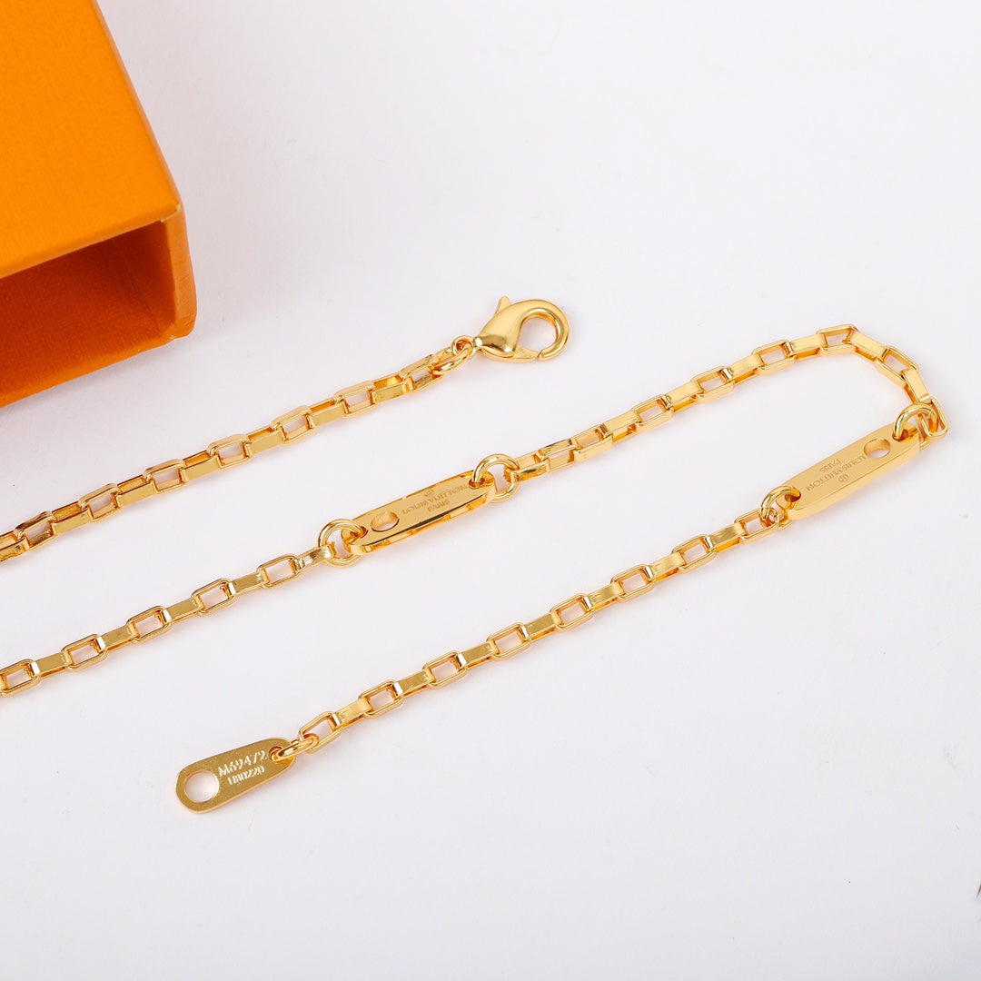 【関税負担なし・送料無料・代引可】ヴィトン ネックレス 未使用 箱付き