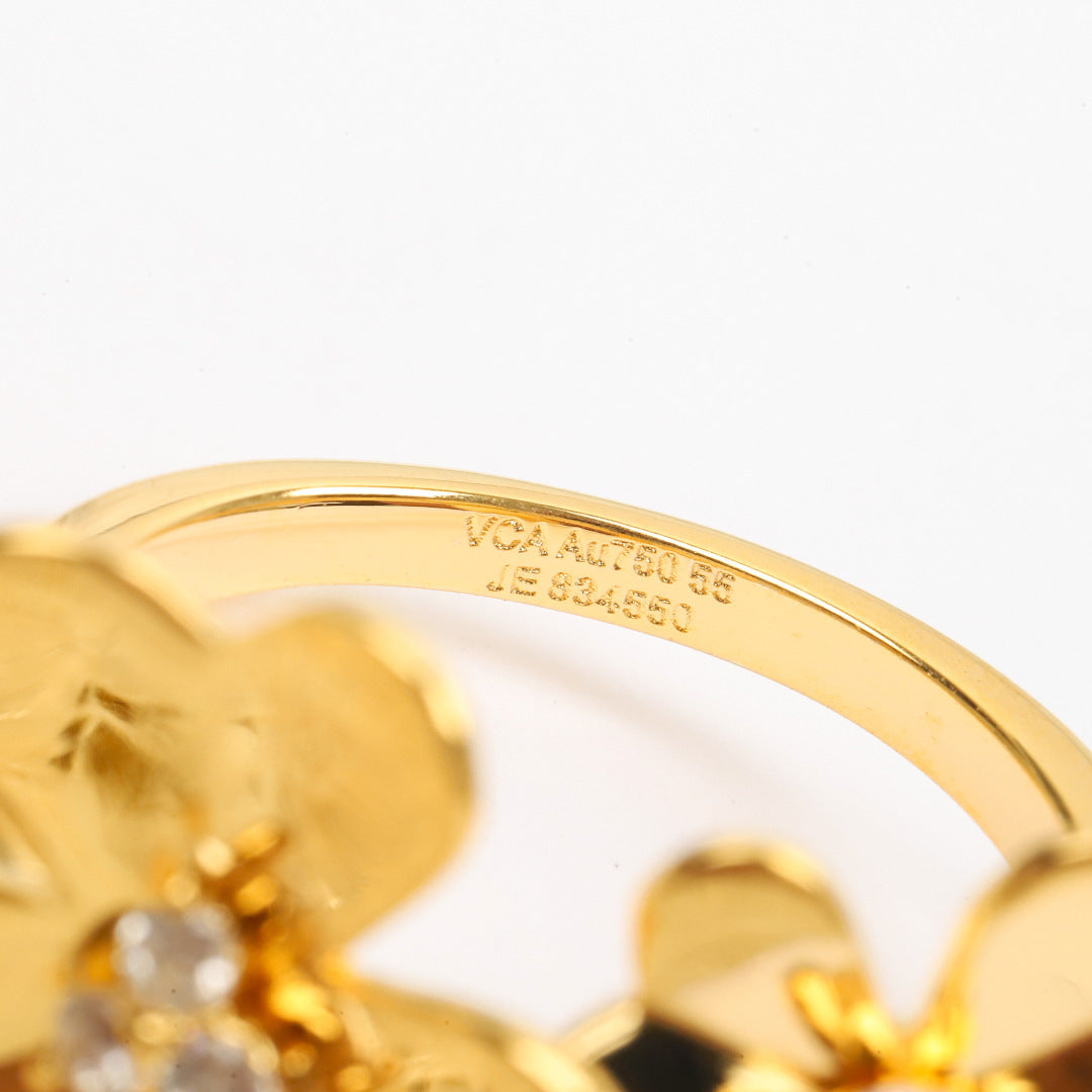 【関税負担なし・送料無料・代引可】ヴァンクリーフ&アーペル リング 未使用 箱付き