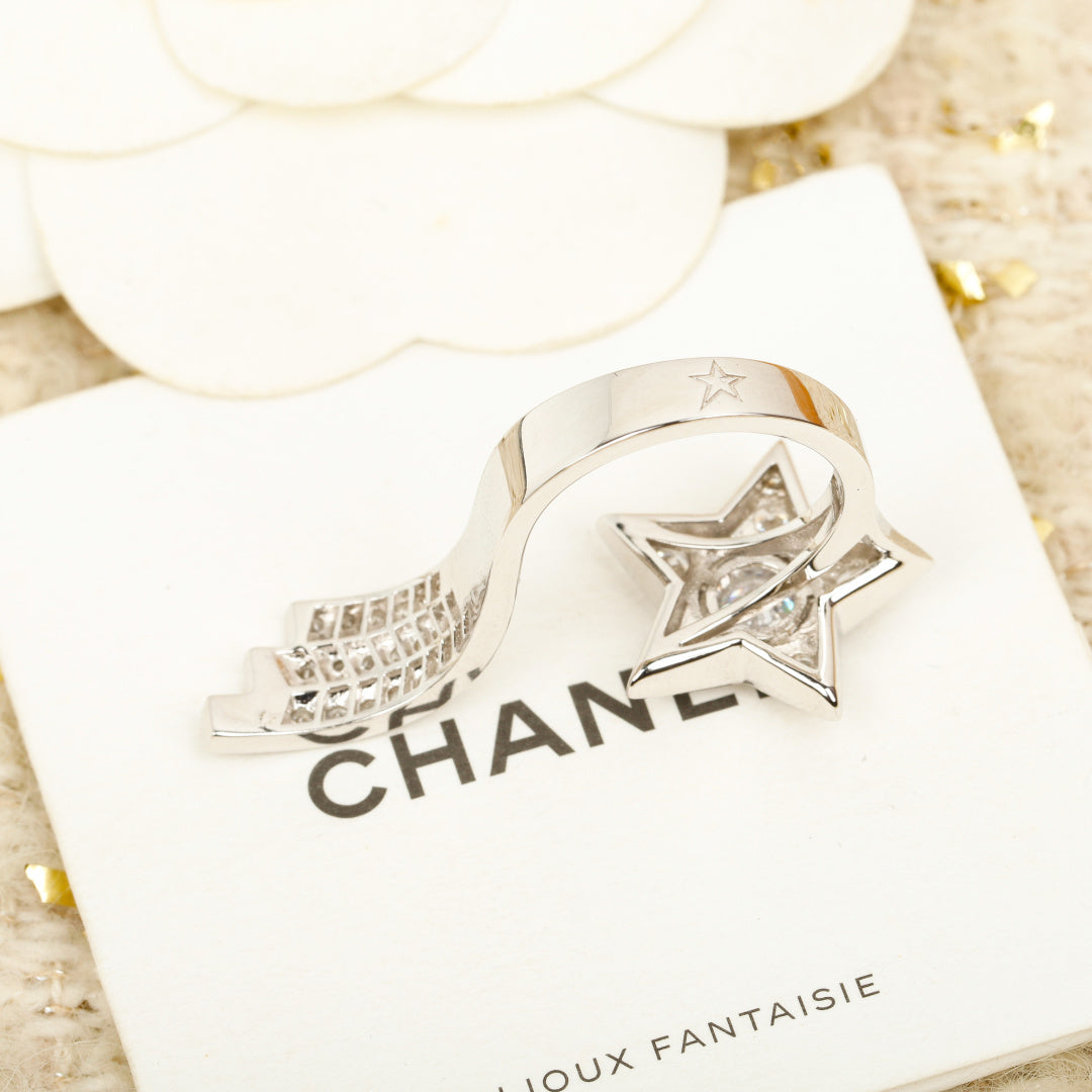 【関税負担なし・送料無料・代引可】【売れ筋】シャネル リング 未使用 箱付き