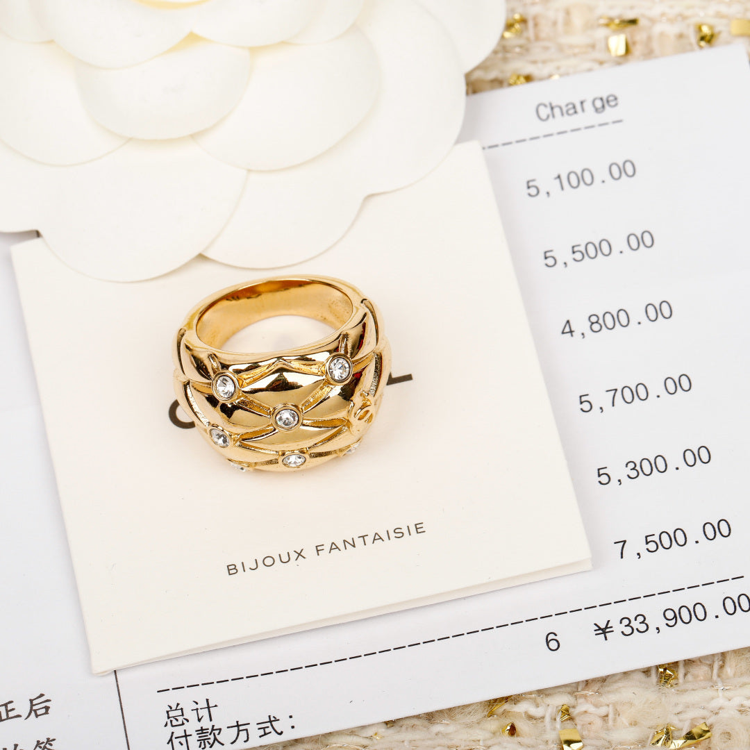 【関税負担なし・送料無料・代引可】シャネル リング 未使用 箱付き