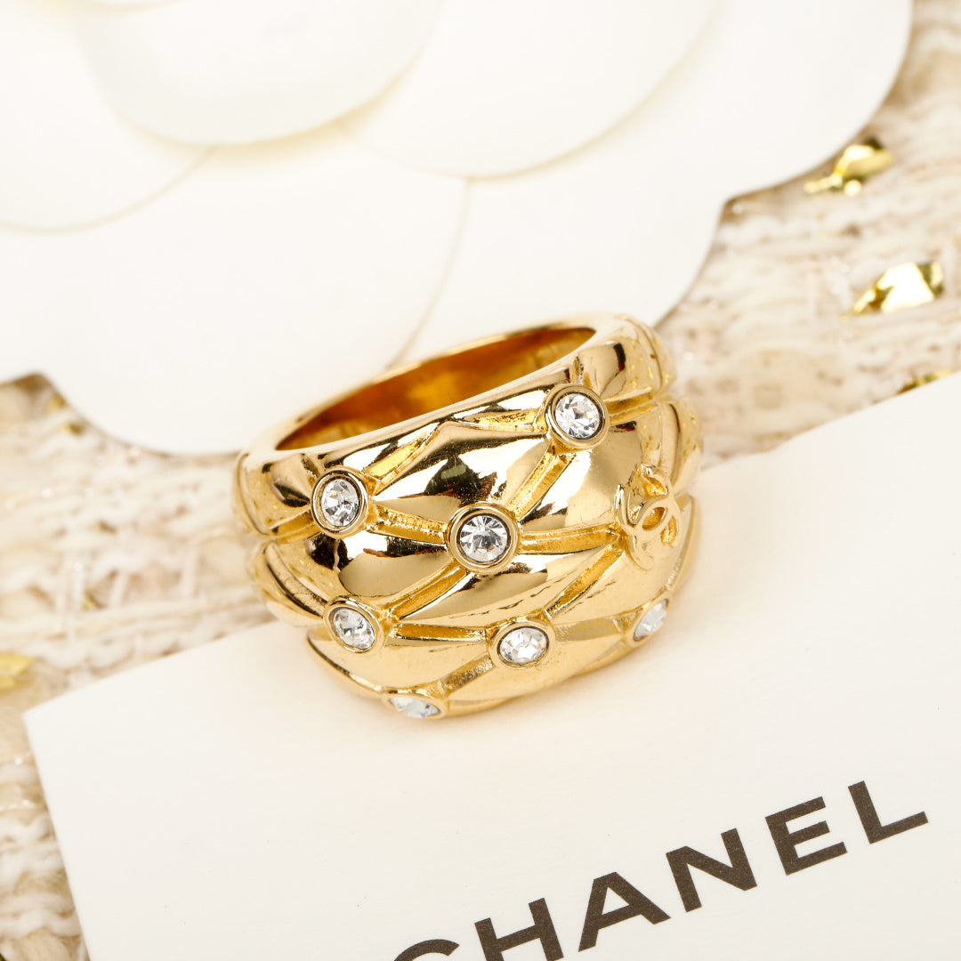 【関税負担なし・送料無料・代引可】シャネル リング 未使用 箱付き