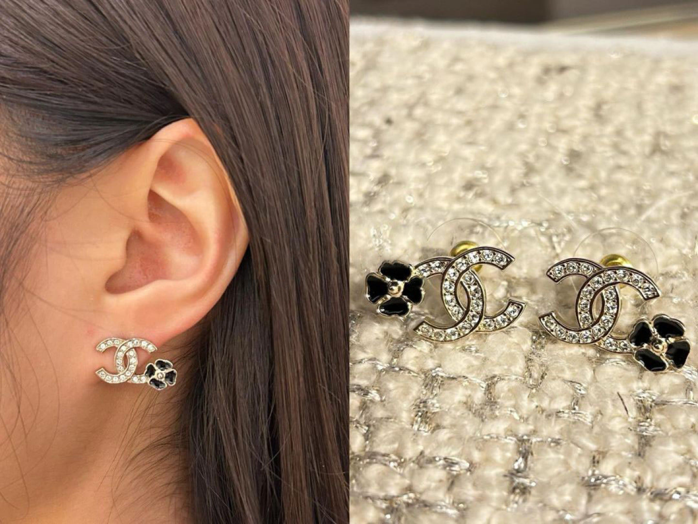 【関税負担なし・送料無料・代引可】シャネル ピアス 未使用 箱付き