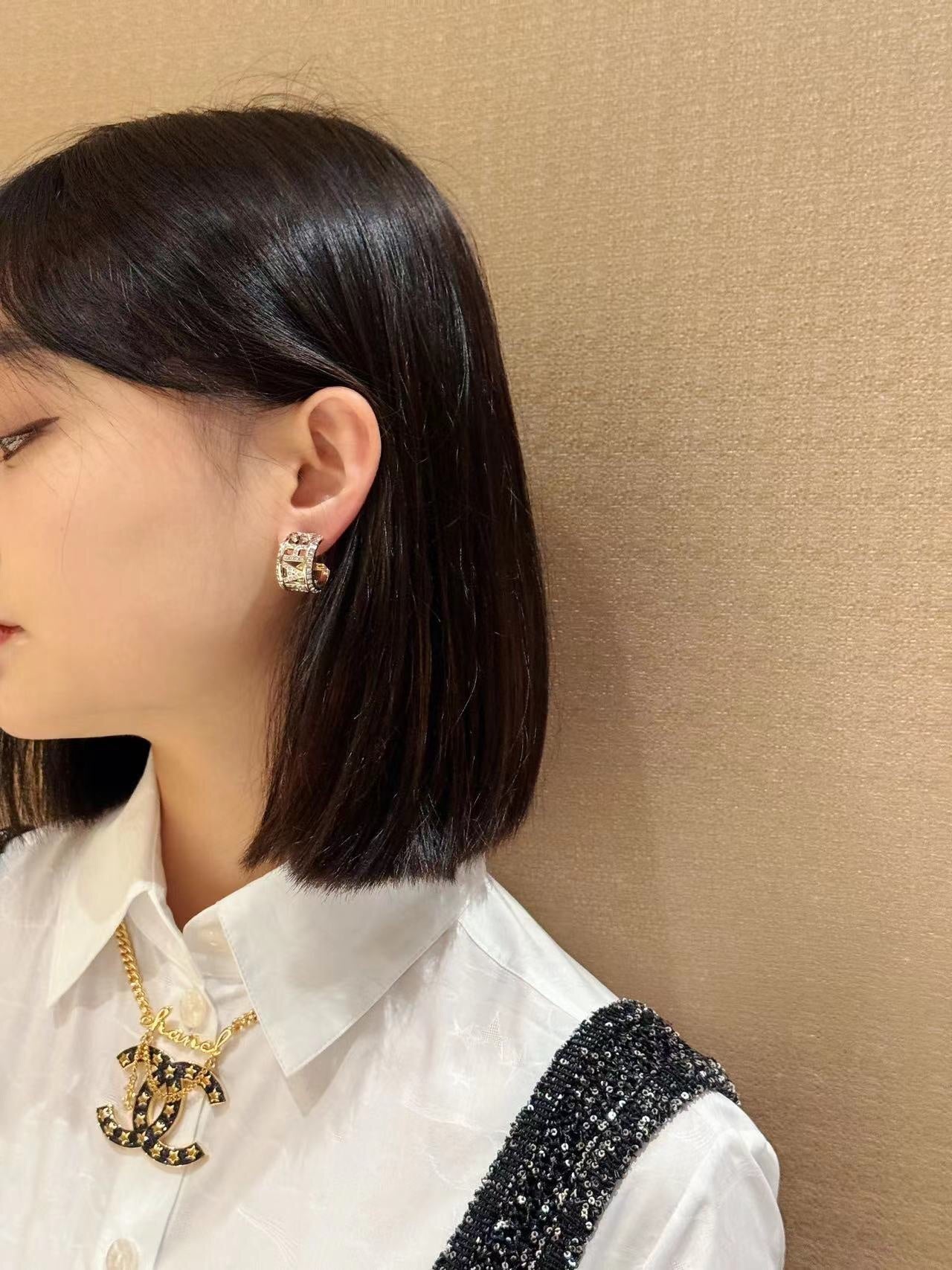 【関税負担なし・送料無料・代引可】シャネル ピアス 未使用 箱付き