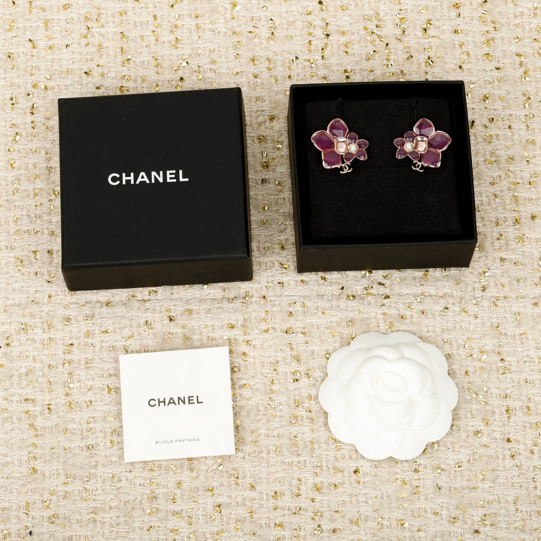 【関税負担なし・送料無料・代引可】シャネル ピアス 未使用 箱付き