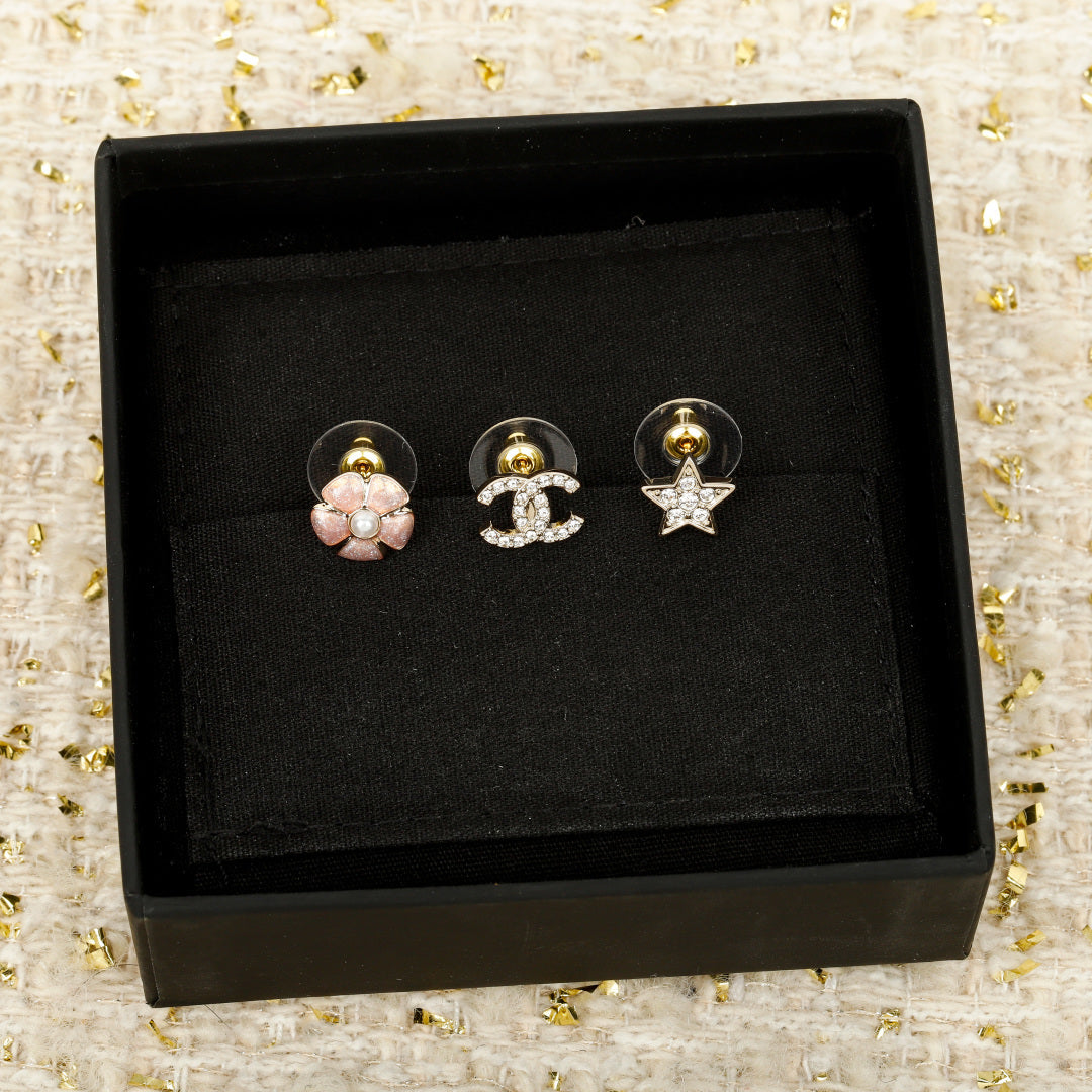 【関税負担なし・送料無料・代引可】シャネル ピアス 未使用 箱付き