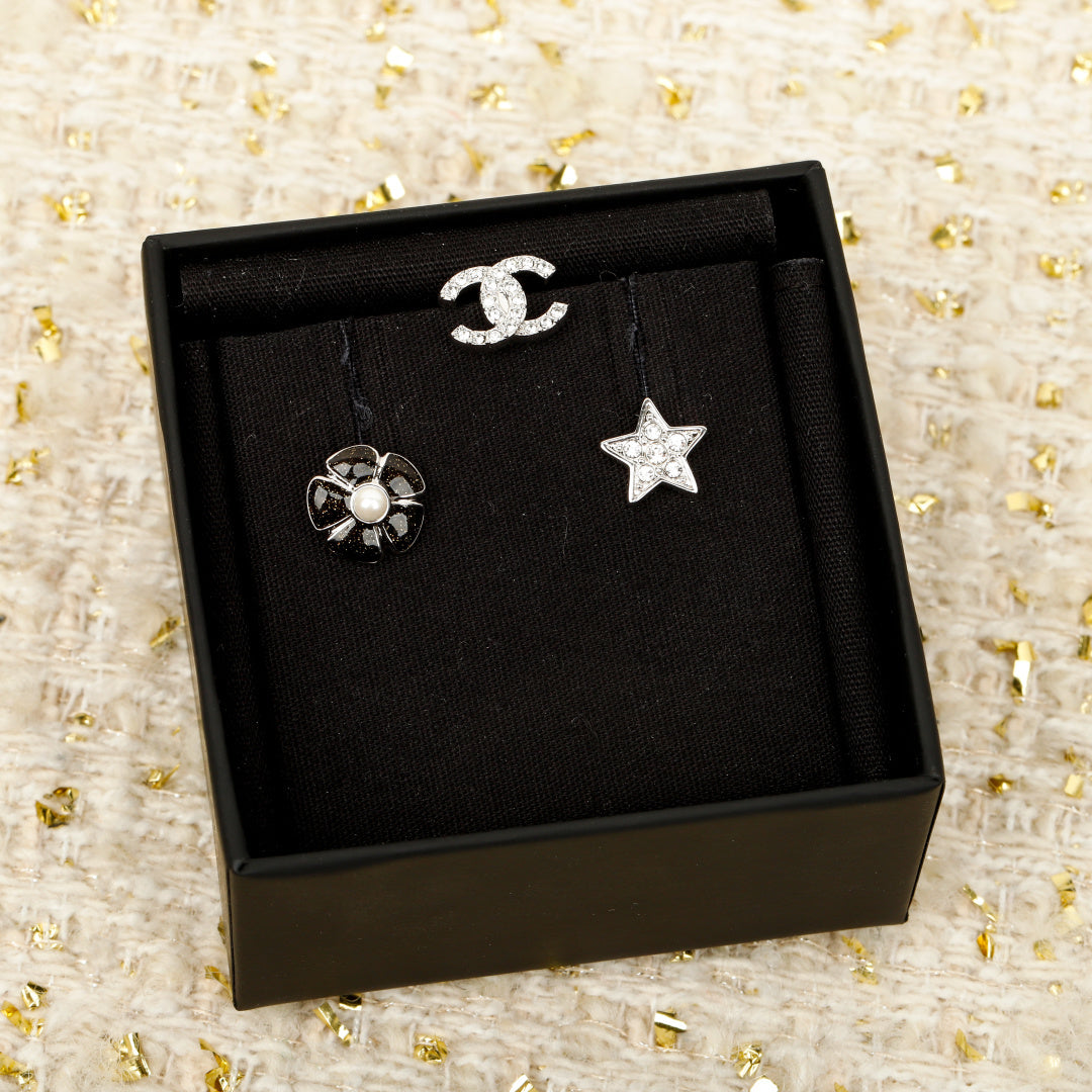 【関税負担なし・送料無料・代引可】シャネル ピアス 未使用 箱付き