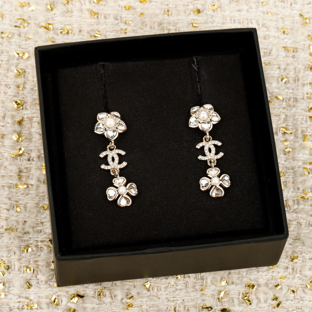 【関税負担なし・送料無料・代引可】シャネル ピアス 未使用 箱付き
