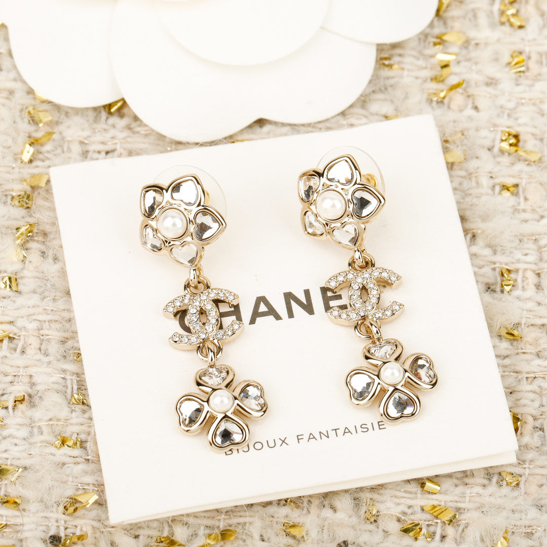 【関税負担なし・送料無料・代引可】シャネル ピアス 未使用 箱付き