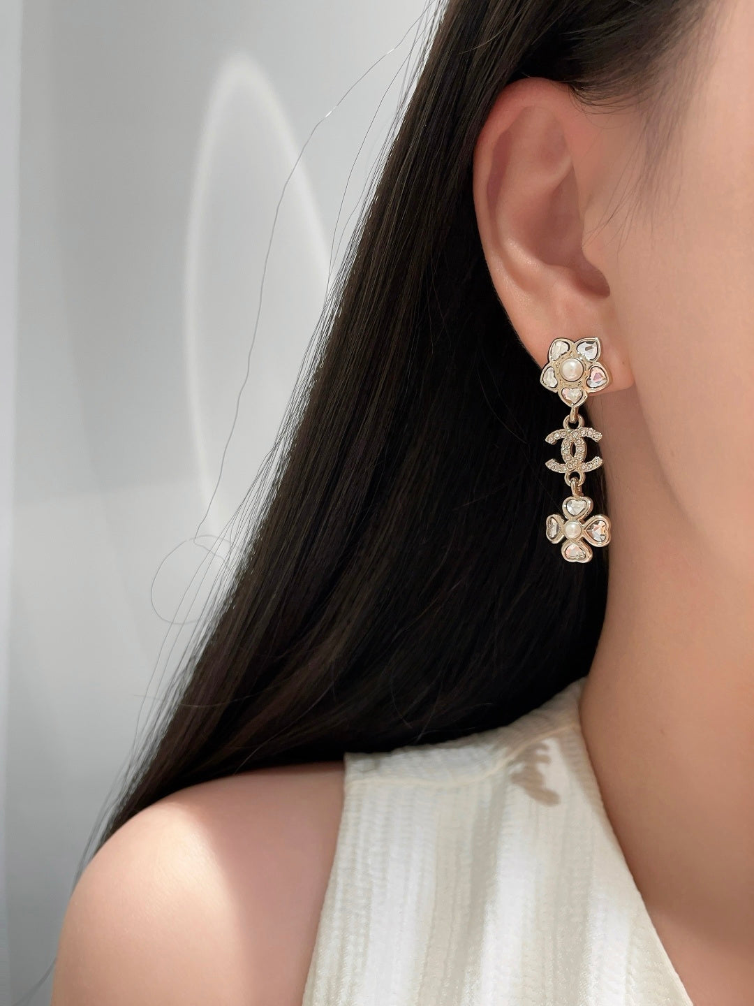 【関税負担なし・送料無料・代引可】シャネル ピアス 未使用 箱付き