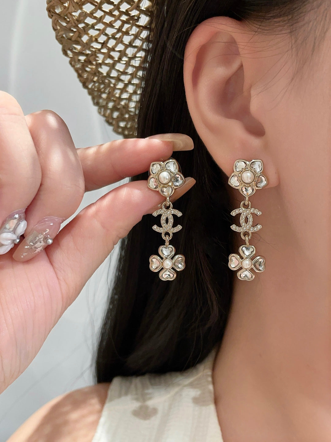 【関税負担なし・送料無料・代引可】シャネル ピアス 未使用 箱付き