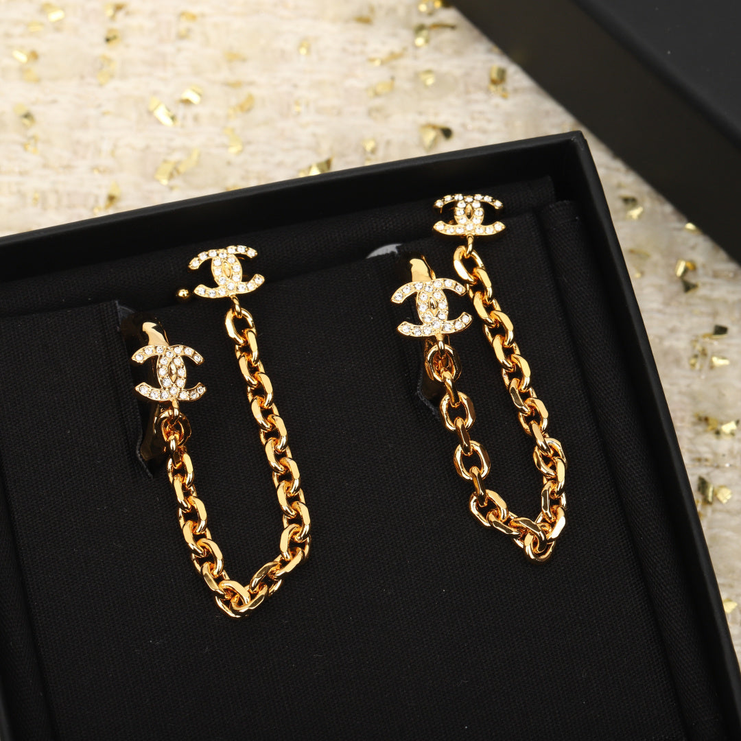 【関税負担なし・送料無料・代引可】シャネル ピアス 未使用 箱付き