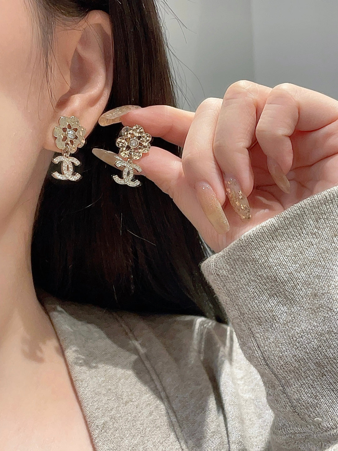 【関税負担なし・送料無料・代引可】シャネル ピアス 未使用 箱付き