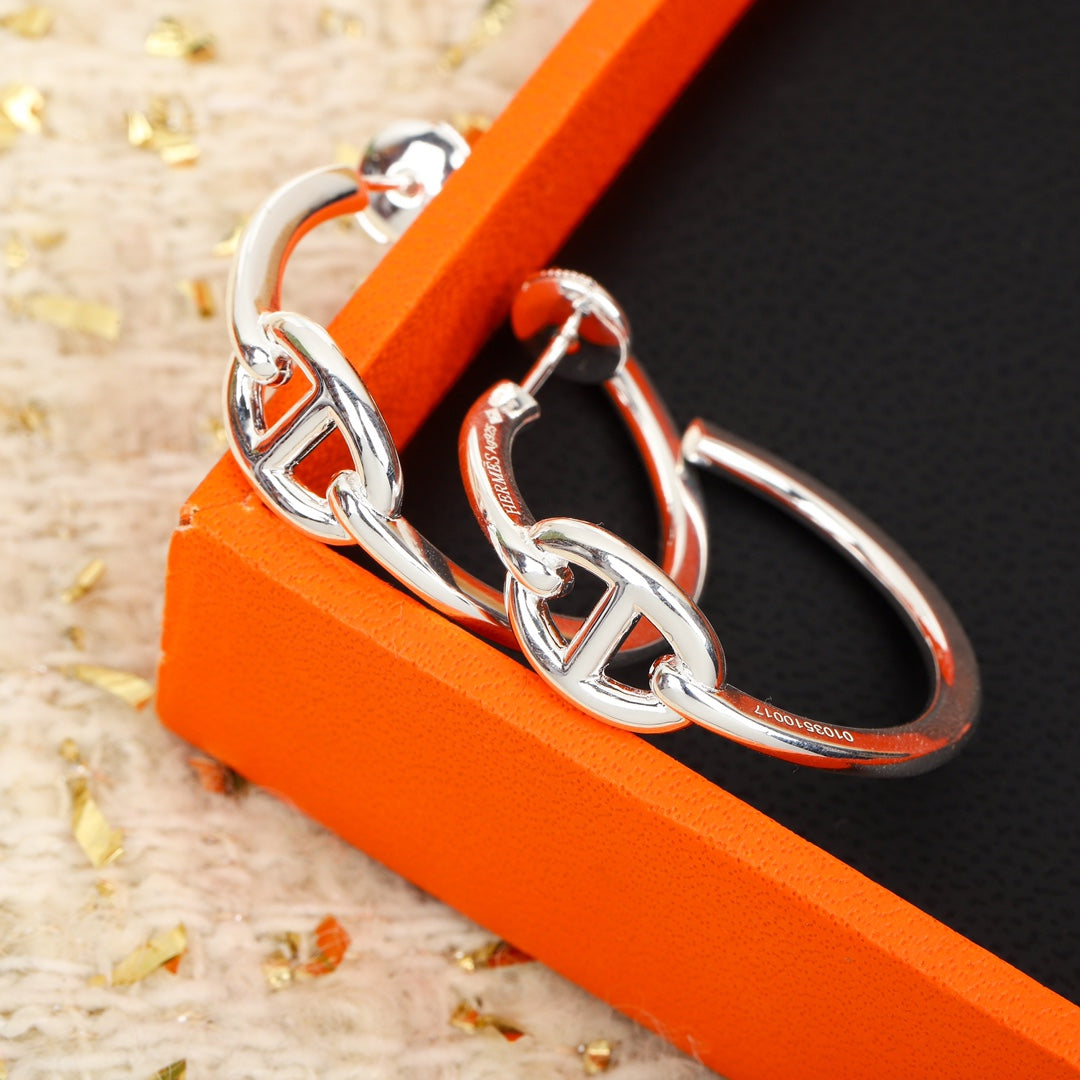 【関税負担なし・送料無料・代引可】エルメス ピアス 未使用 箱付き