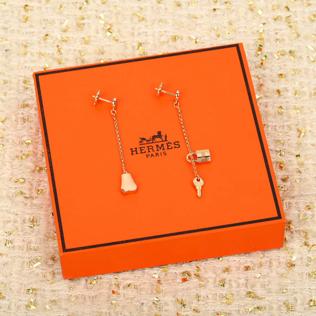 【関税負担なし・送料無料・代引可】エルメス ピアス 未使用 箱付き