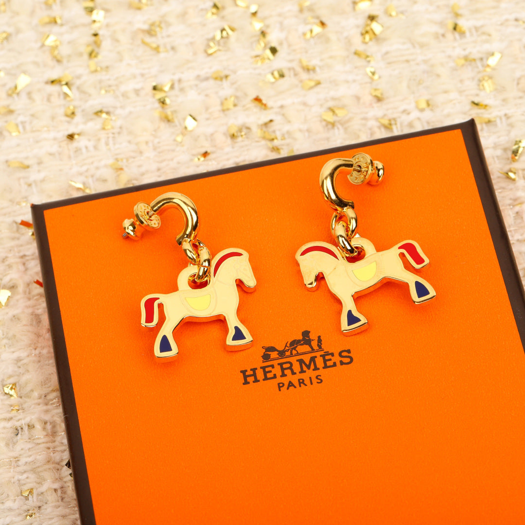【関税負担なし・送料無料・代引可】エルメス ピアス 未使用 箱付き