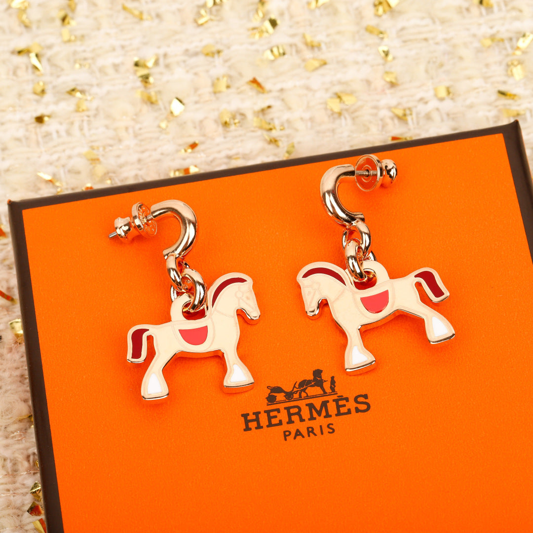 【関税負担なし・送料無料・代引可】エルメス ピアス 未使用 箱付き