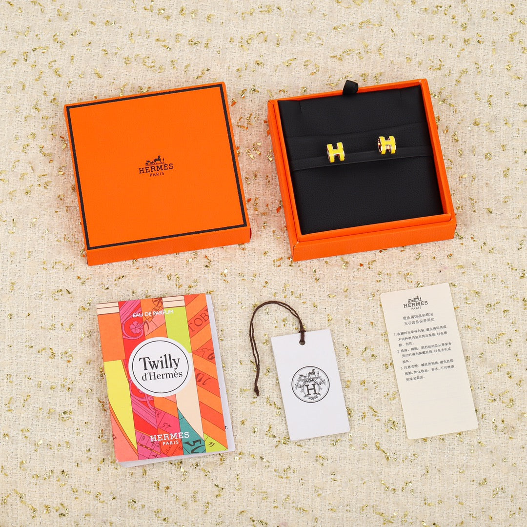 【関税負担なし・送料無料・代引可】エルメス ピアス 未使用 箱付き