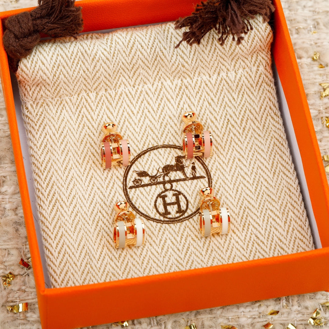 【関税負担なし・送料無料・代引可】エルメス ピアス 未使用 箱付き