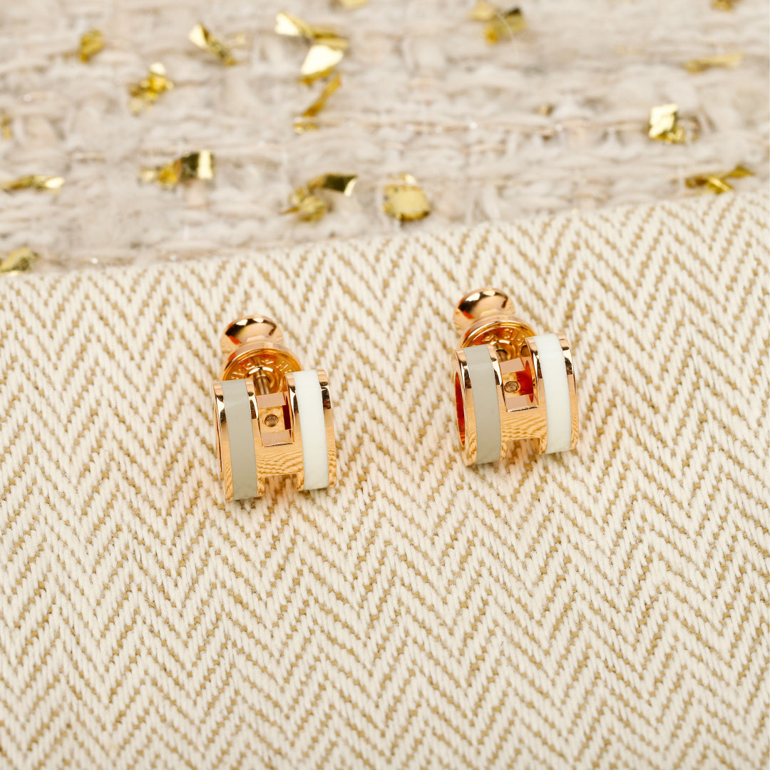 【関税負担なし・送料無料・代引可】エルメス ピアス 未使用 箱付き