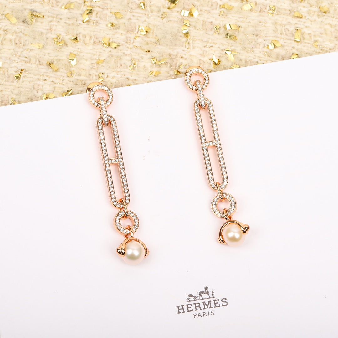 【関税負担なし・送料無料・代引可】エルメス ピアス 未使用 箱付き