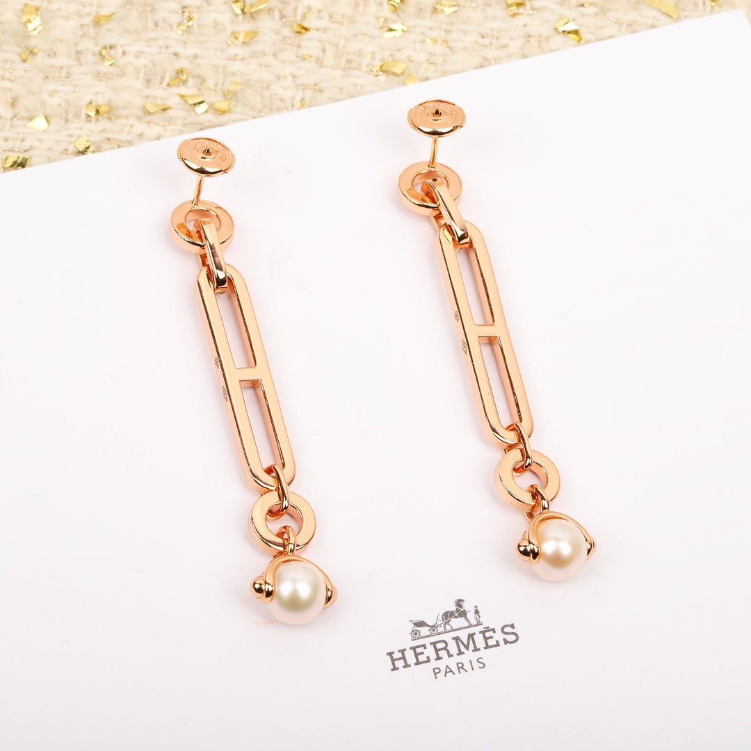 【関税負担なし・送料無料・代引可】エルメス ピアス 未使用 箱付き