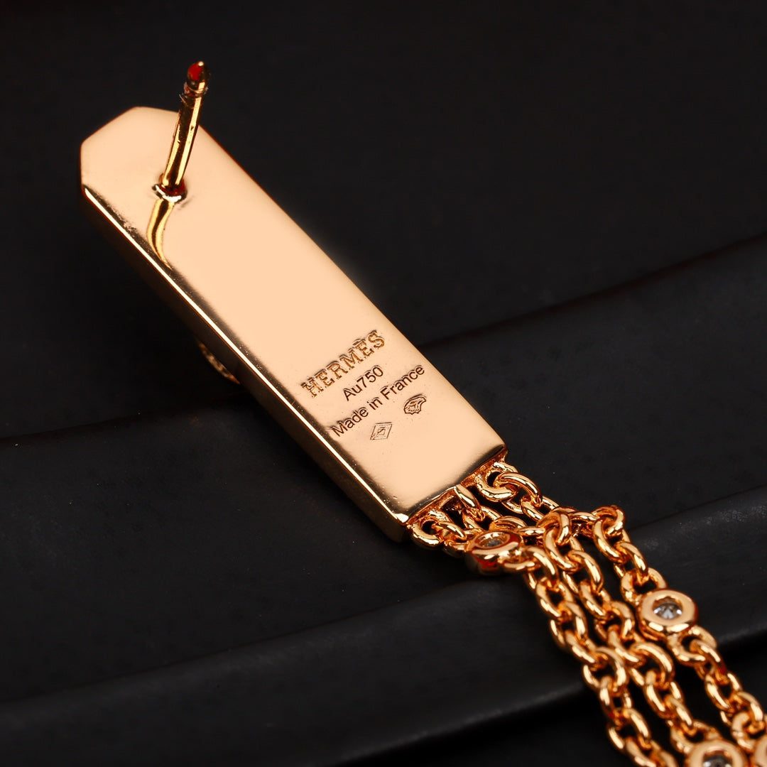 【関税負担なし・送料無料・代引可】エルメス ピアス 未使用 箱付き