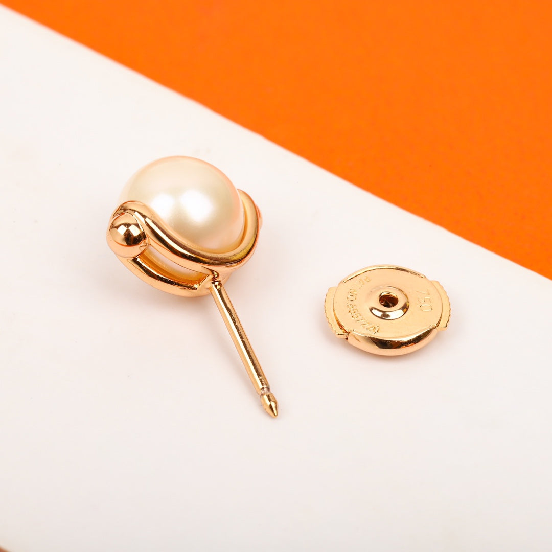 【関税負担なし・送料無料・代引可】エルメス ピアス 未使用 箱付き