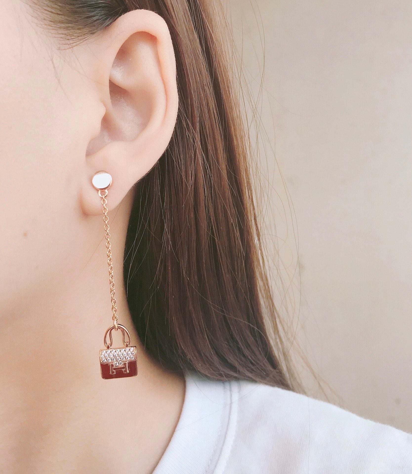 【関税負担なし・送料無料・代引可】エルメス ピアス 未使用 箱付き