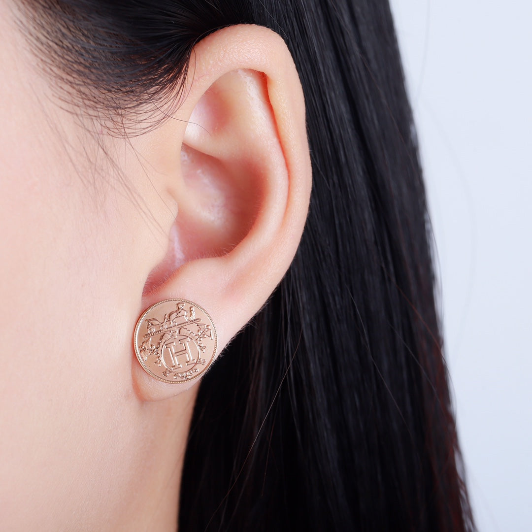 【関税負担なし・送料無料・代引可】エルメス ピアス 未使用 箱付き