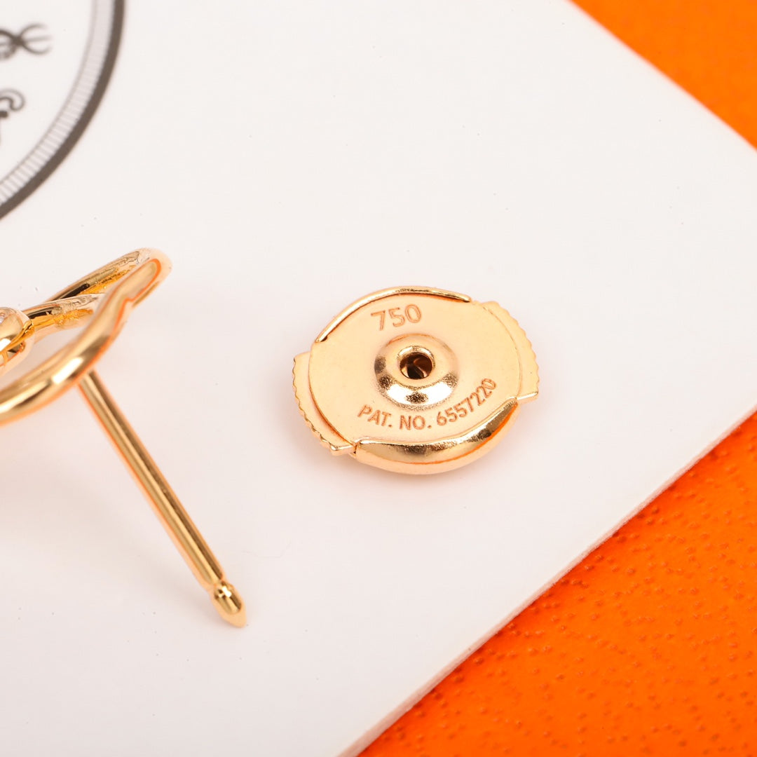 【関税負担なし・送料無料・代引可】エルメス ピアス 未使用 箱付き