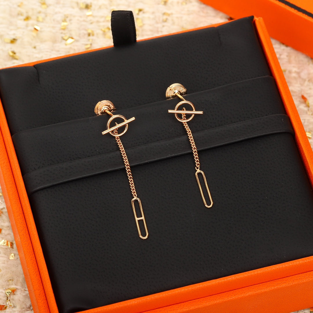 【関税負担なし・送料無料・代引可】エルメス ピアス 未使用 箱付き