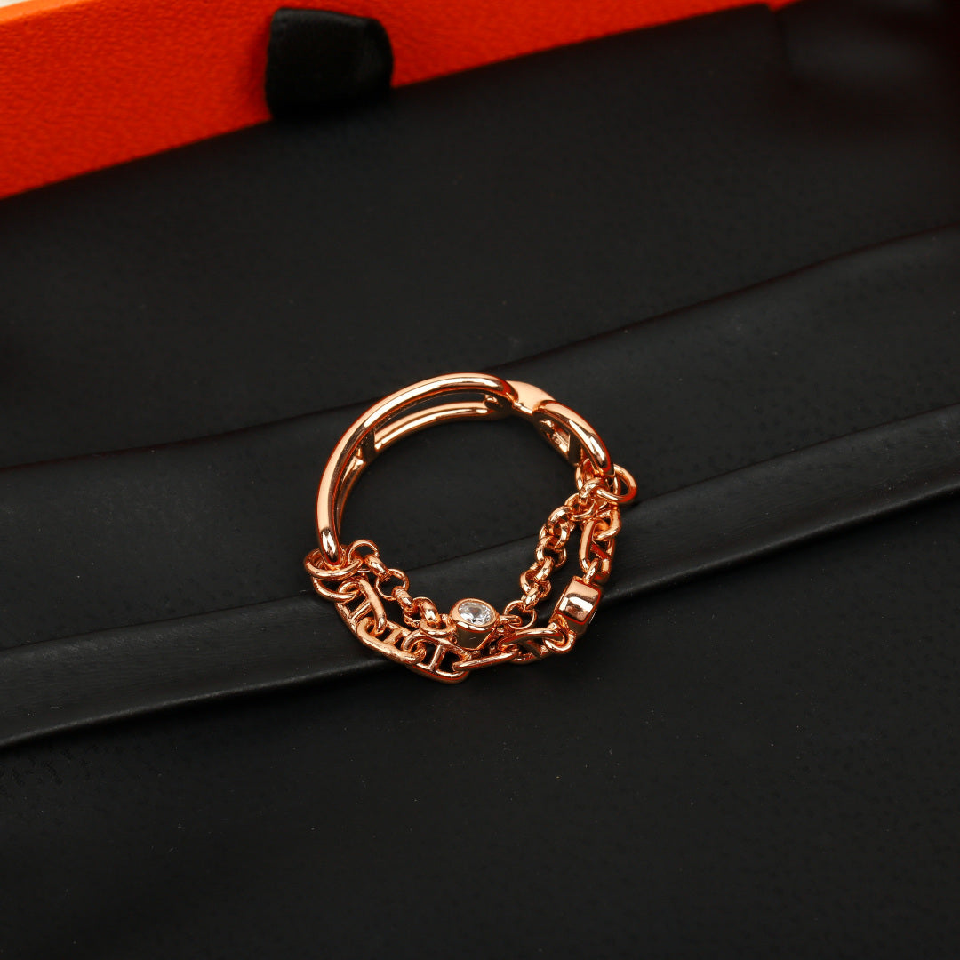 【関税負担なし・送料無料・代引可】【売れ筋】エルメス リング 未使用 箱付き