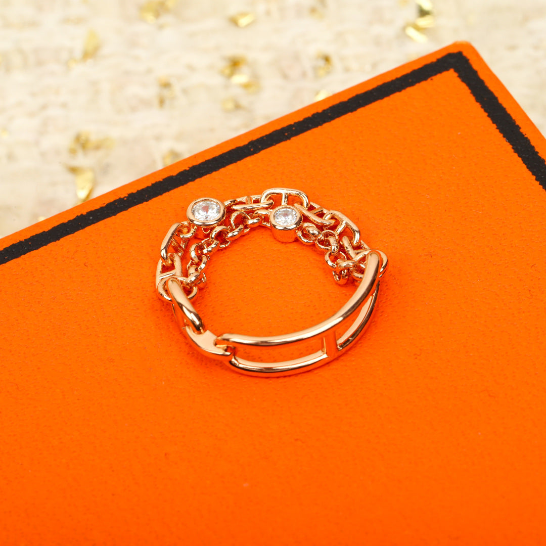 【関税負担なし・送料無料・代引可】【売れ筋】エルメス リング 未使用 箱付き