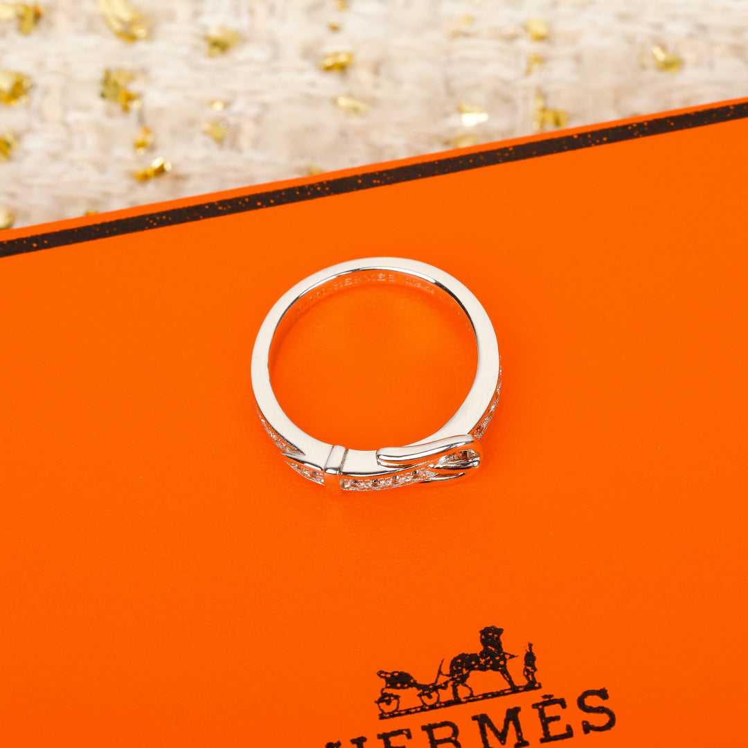 【関税負担なし・送料無料・代引可】エルメス リング 未使用 箱付き