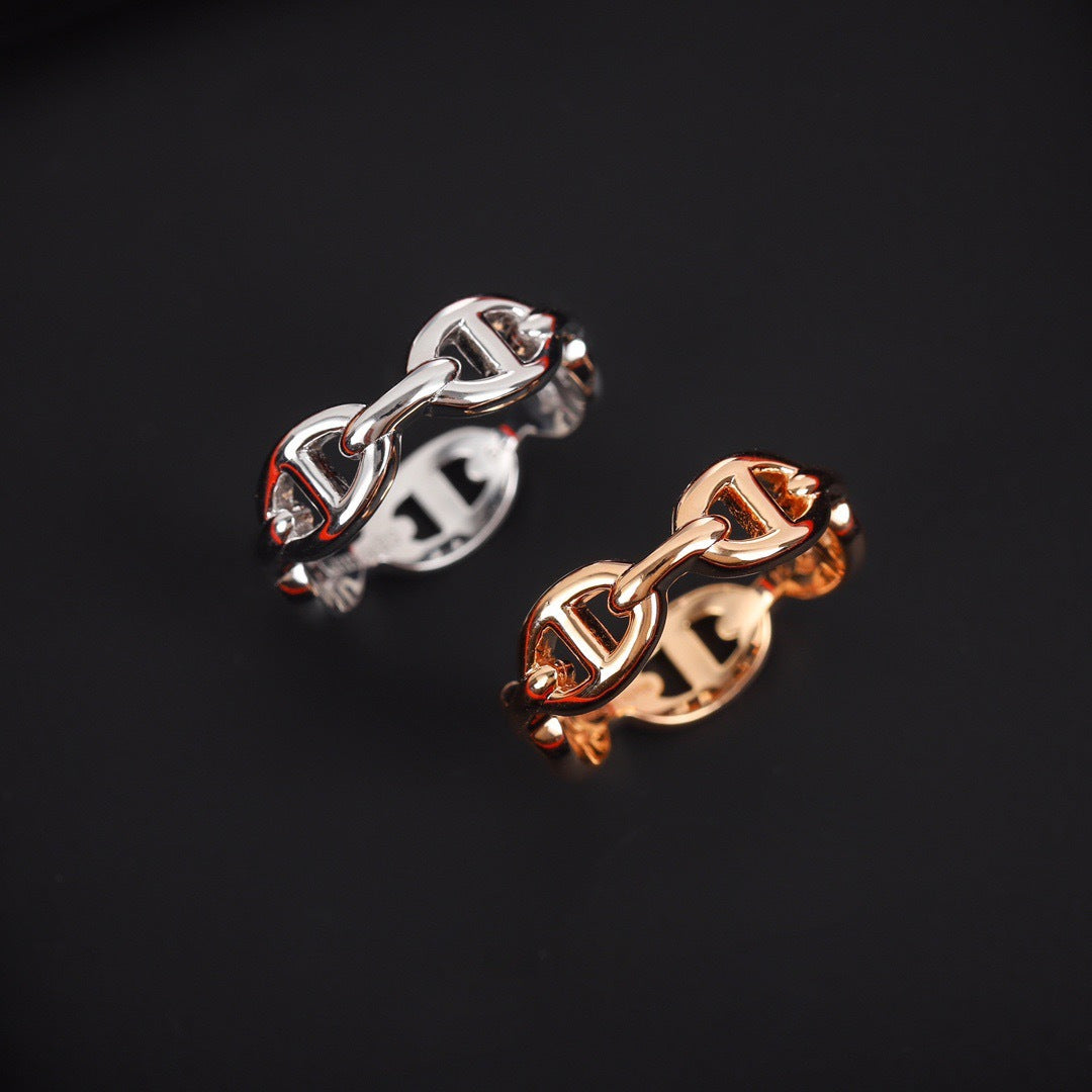 【関税負担なし・送料無料・代引可】エルメス リング 未使用 箱付き